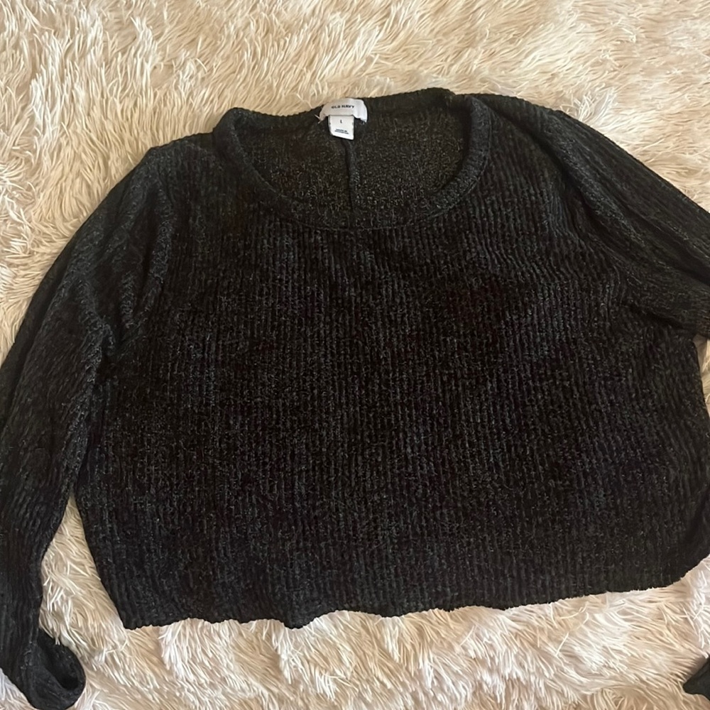 old navy cropped sweater